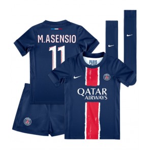 Paris Saint-Germain Marco Asensio #11 Domaci Dres za Dječji 2024-25 Kratak Rukavima (+ kratke hlače)